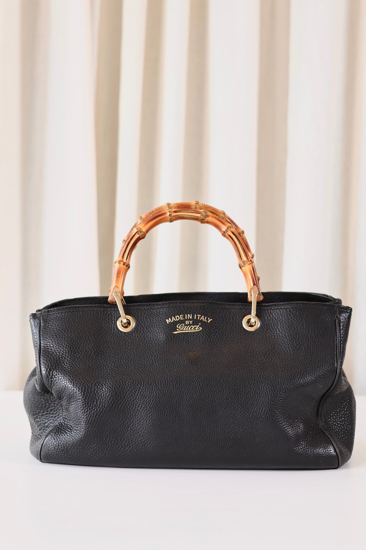 Gucci Bamboo Handbag Black