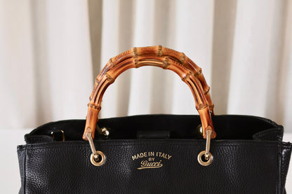 Gucci Bamboo Handbag Black