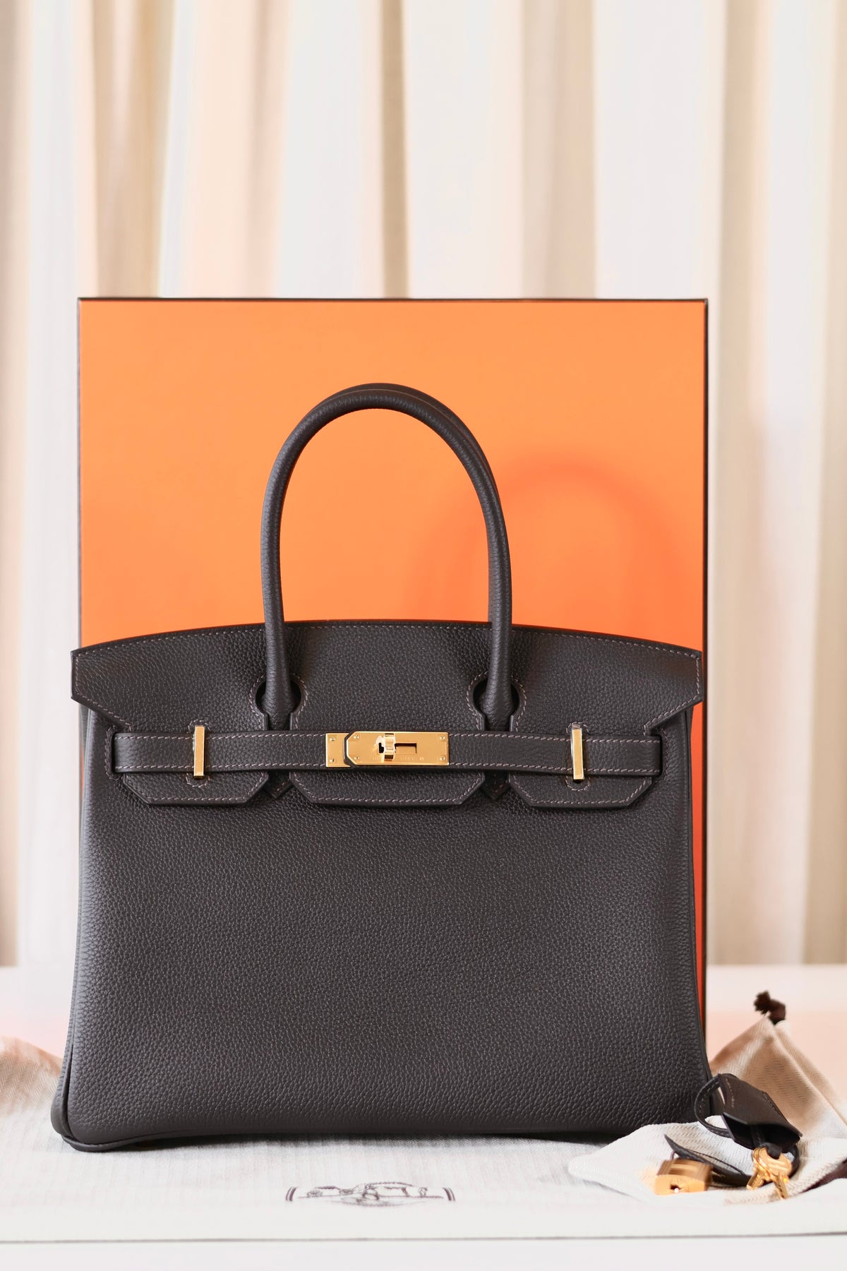 Hermes Birkin 30 Bai Brun