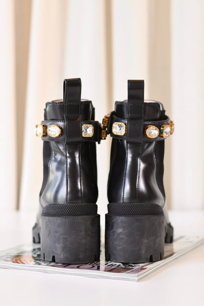 Gucci Marmont Boots Black