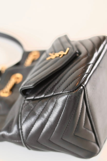 Saint Laurent Mini Leather Bucket Bag