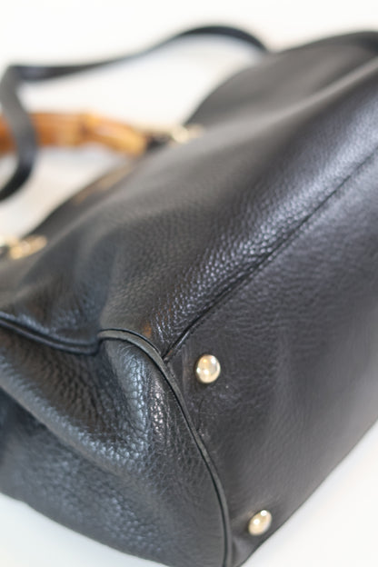 Gucci Bamboo Handbag Black