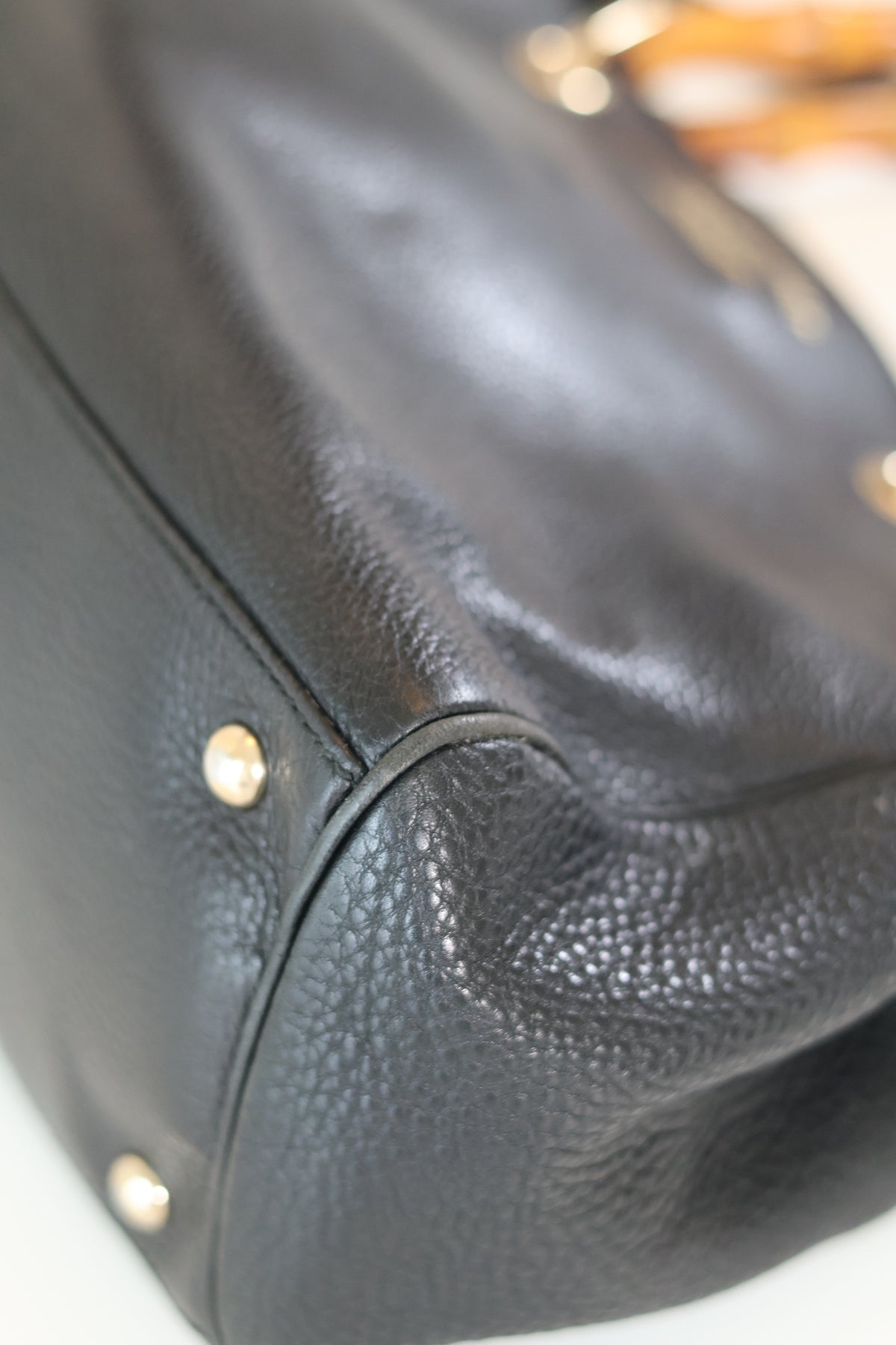 Gucci Bamboo Handbag Black