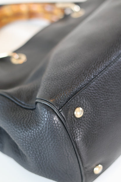 Gucci Bamboo Handbag Black