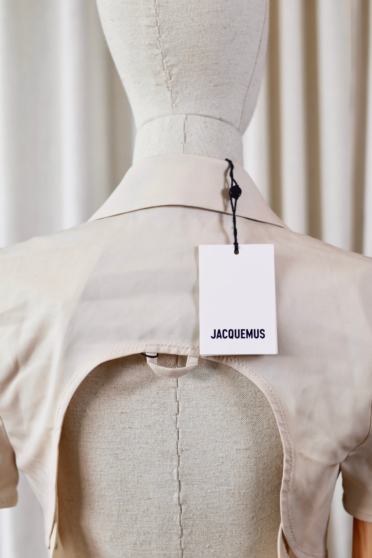 Jacquemus La Robe Tangelo Beige