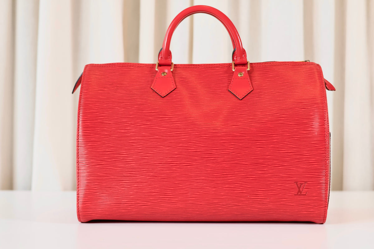 Louis Vuitton Speedy 35 Red