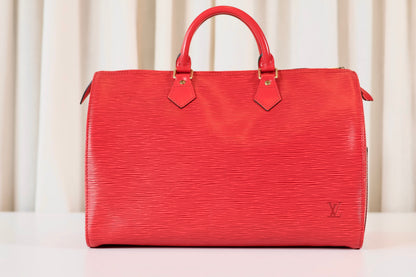 Louis Vuitton Speedy 35 Red