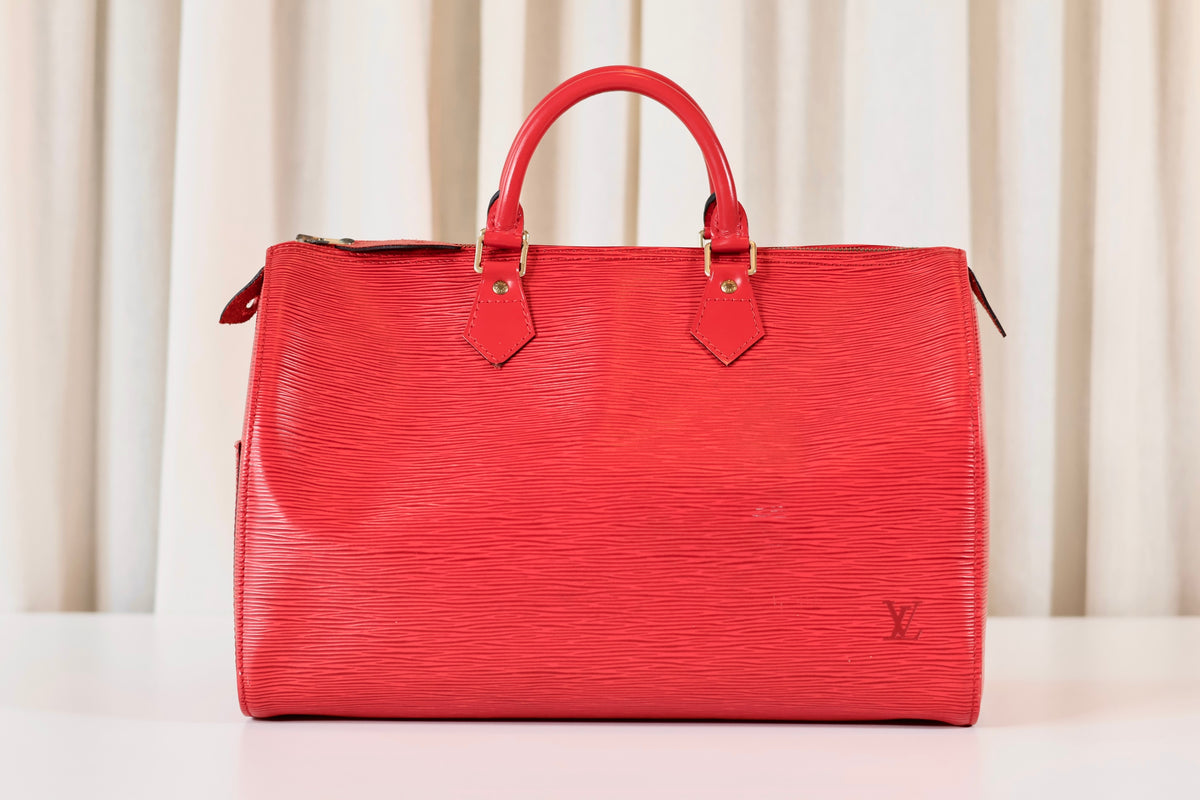 Louis Vuitton Speedy 35 Red