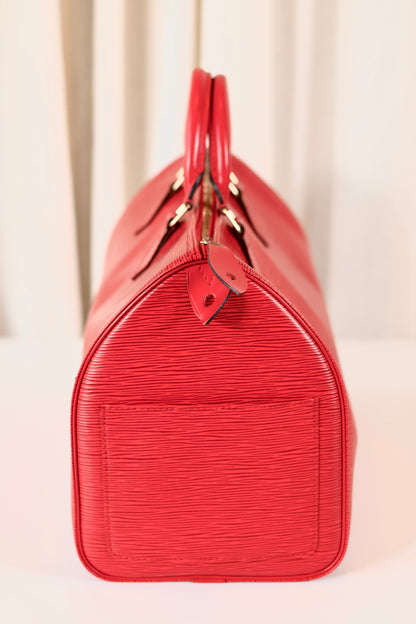 Louis Vuitton Speedy 35 Red