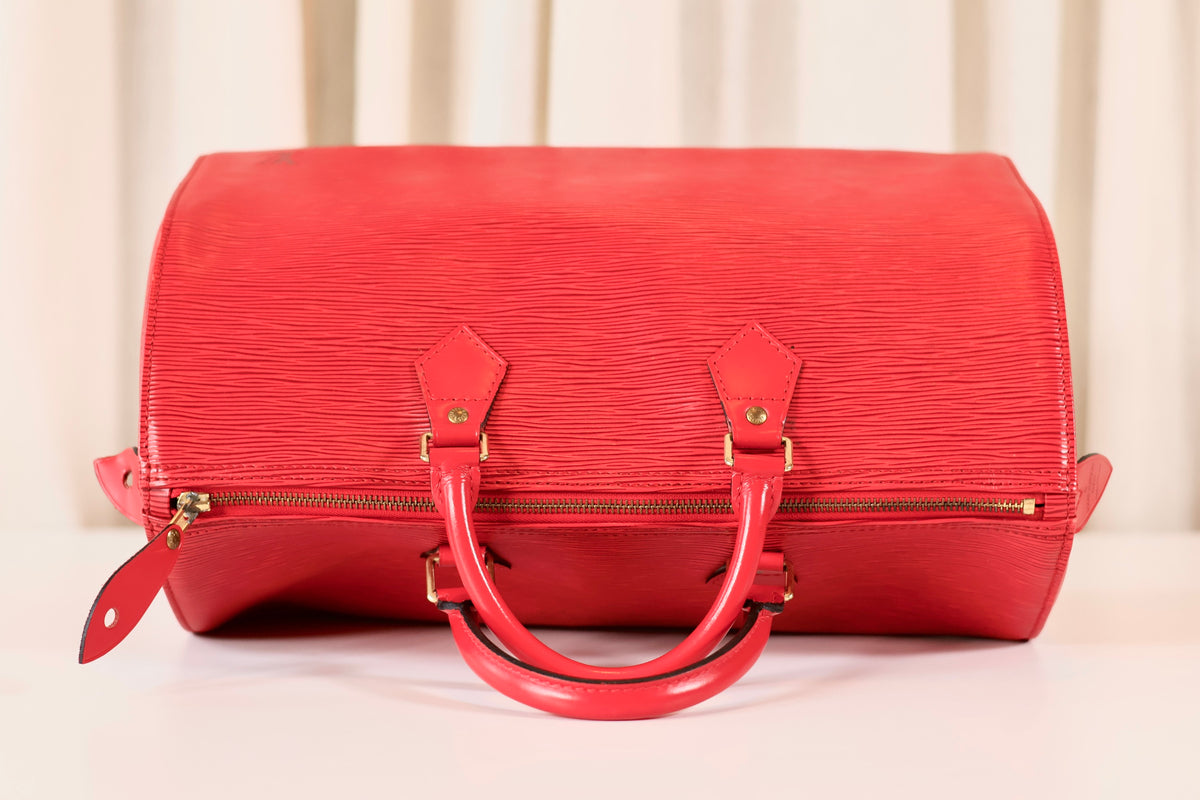 Louis Vuitton Speedy 35 Red