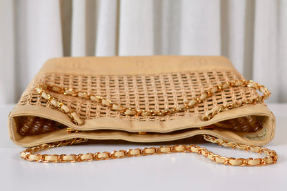 Chanel Vintage Rotan Shoulder Bag