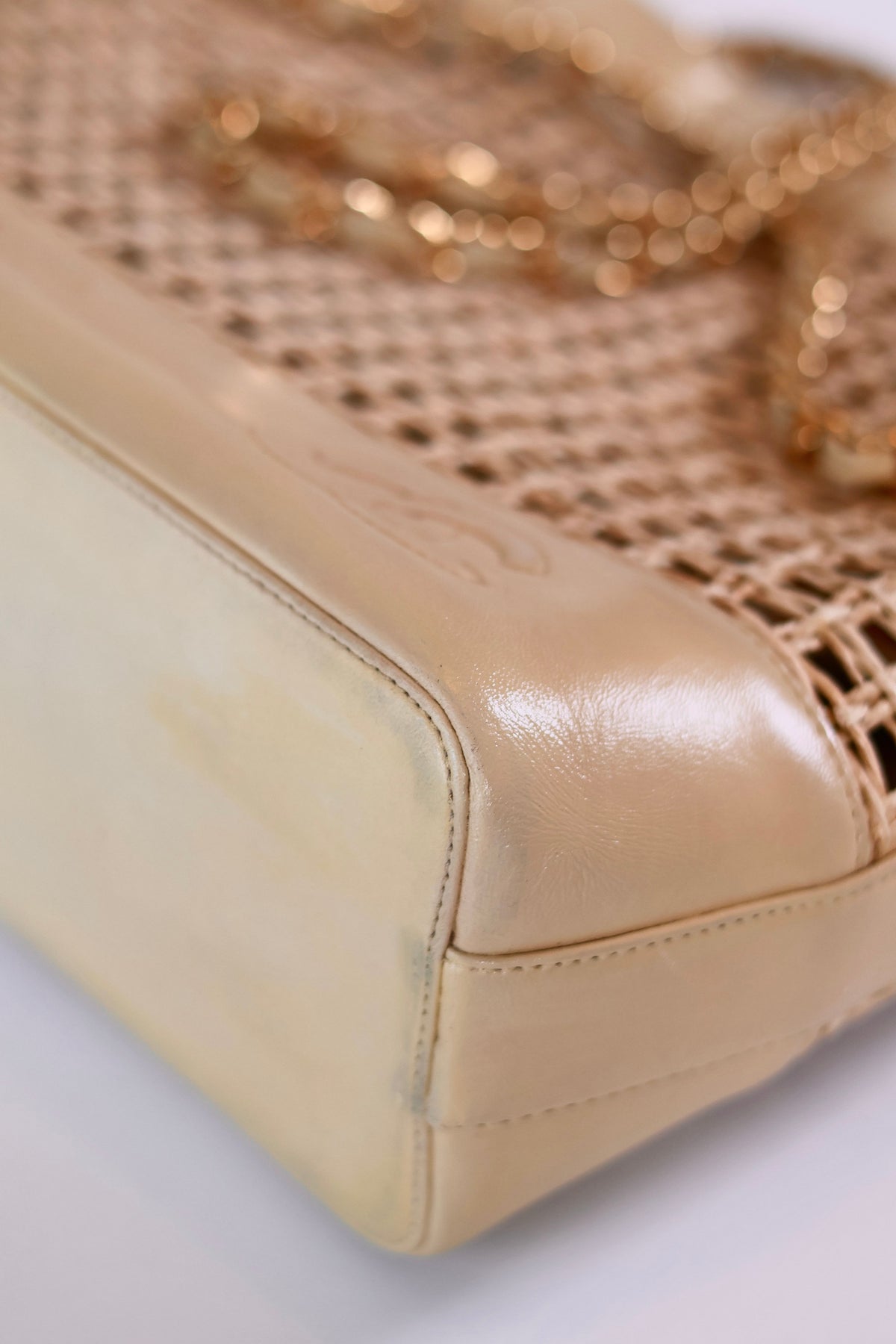 Chanel Vintage Rotan Shoulder Bag