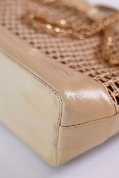 Chanel Vintage Rotan Shoulder Bag
