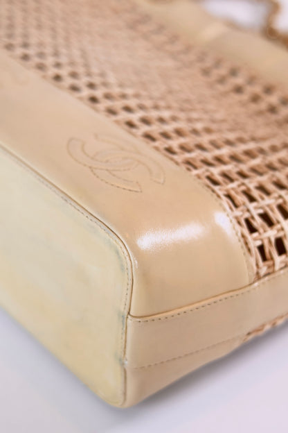 Chanel Vintage Rotan Shoulder Bag