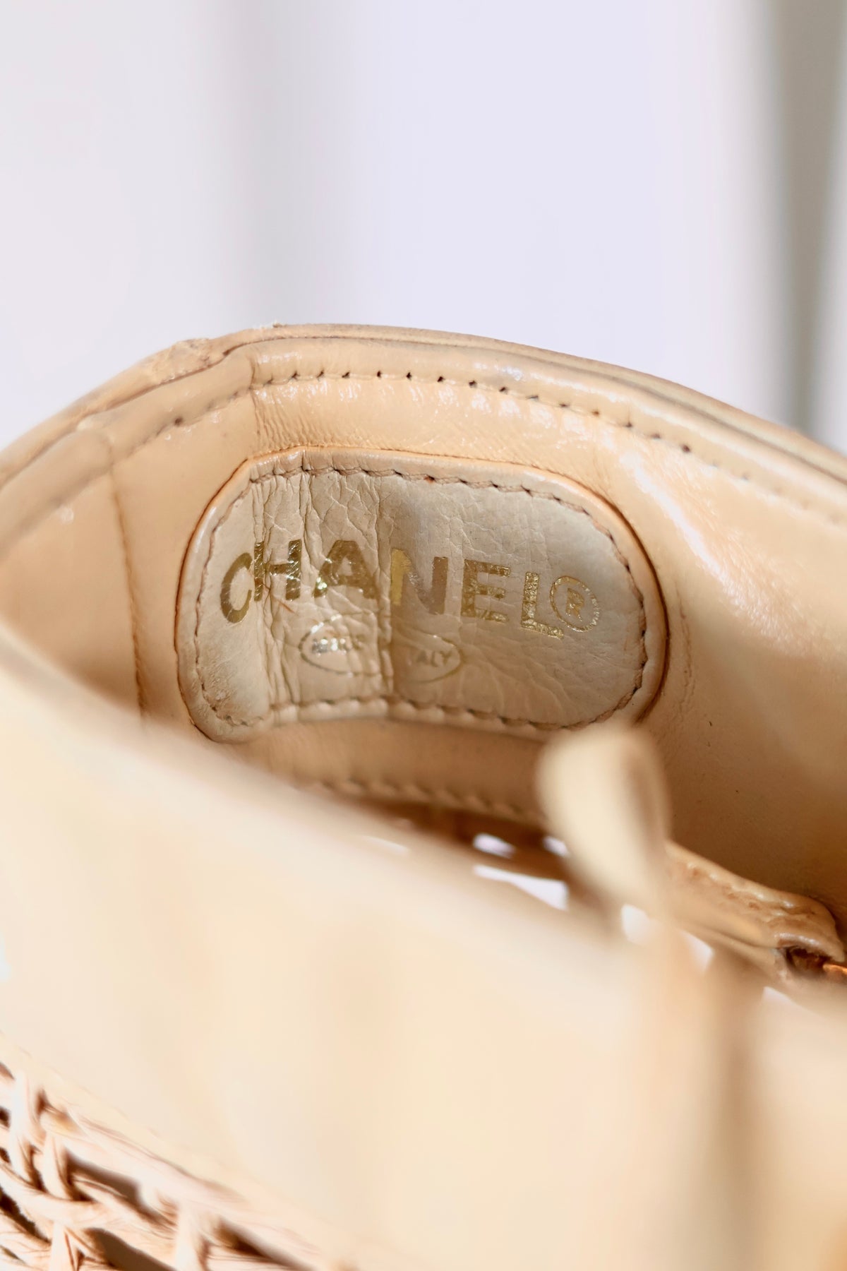 Chanel Vintage Rotan Shoulder Bag