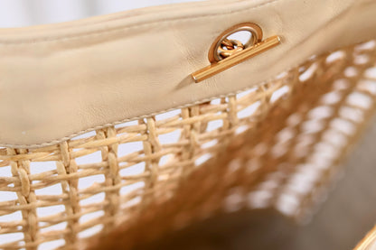 Chanel Vintage Rotan Shoulder Bag