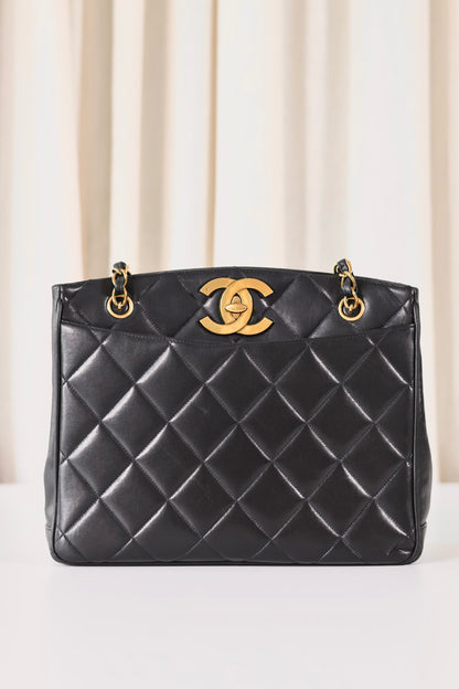 Chanel Large CC Logo Shoulder Bag