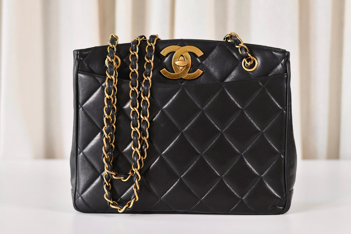 Chanel Large CC Logo Shoulder Bag