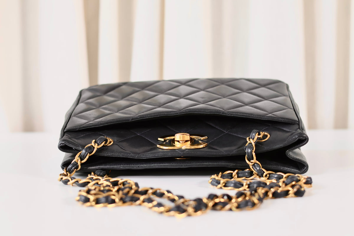 Chanel Large CC Logo Shoulder Bag