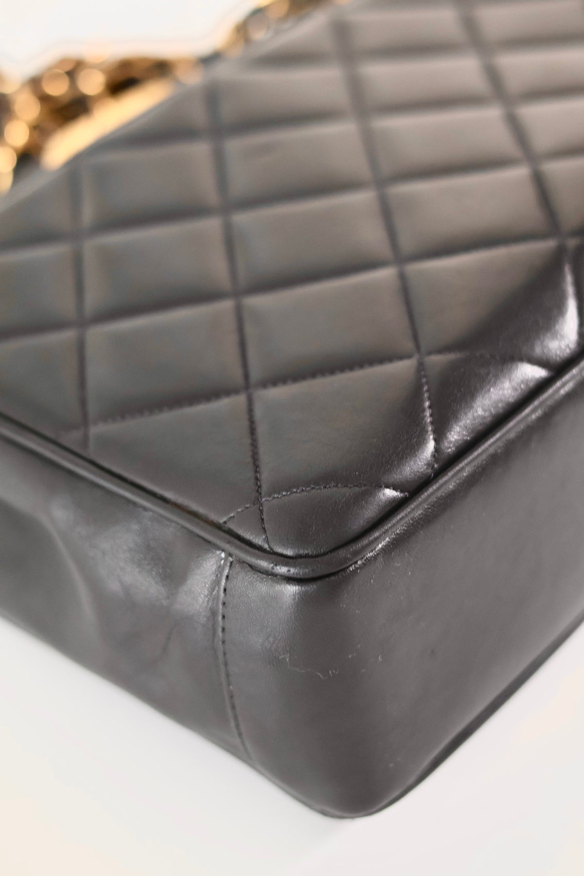 Chanel Large CC Logo Shoulder Bag