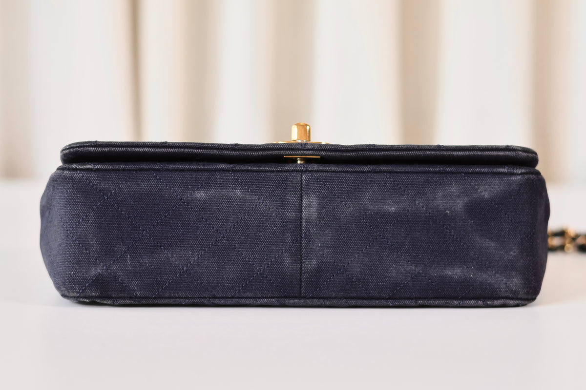 Chanel fabric full flap bag