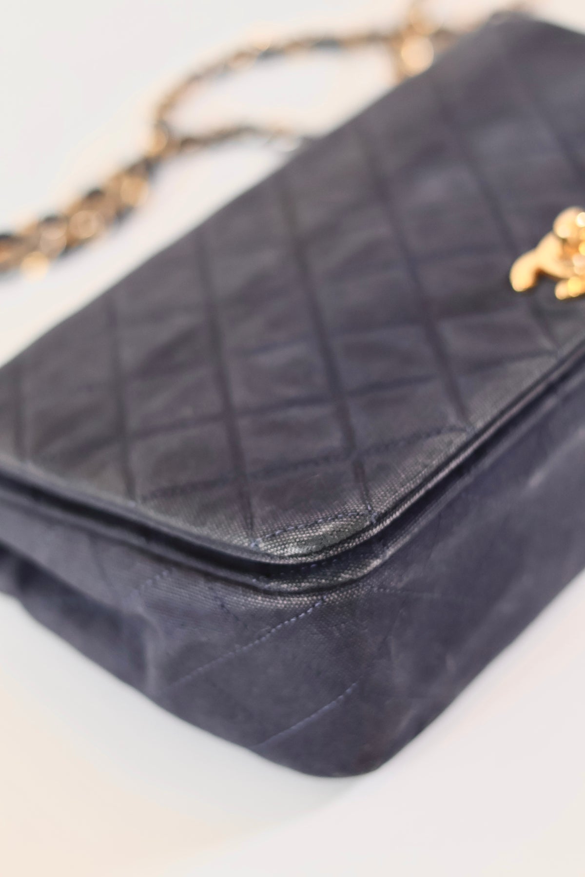 Chanel fabric full flap bag