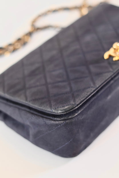 Chanel fabric full flap bag