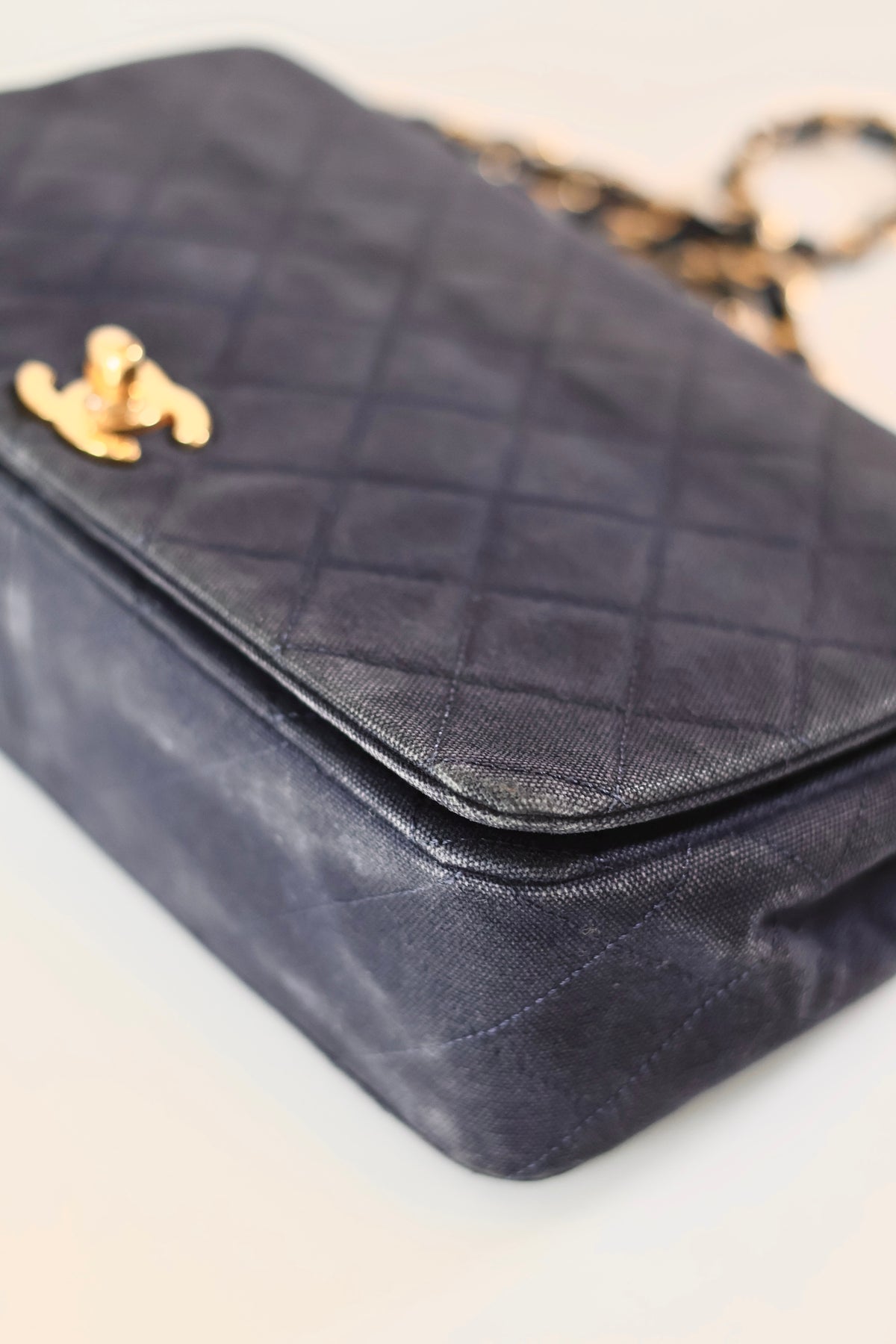 Chanel fabric full flap bag