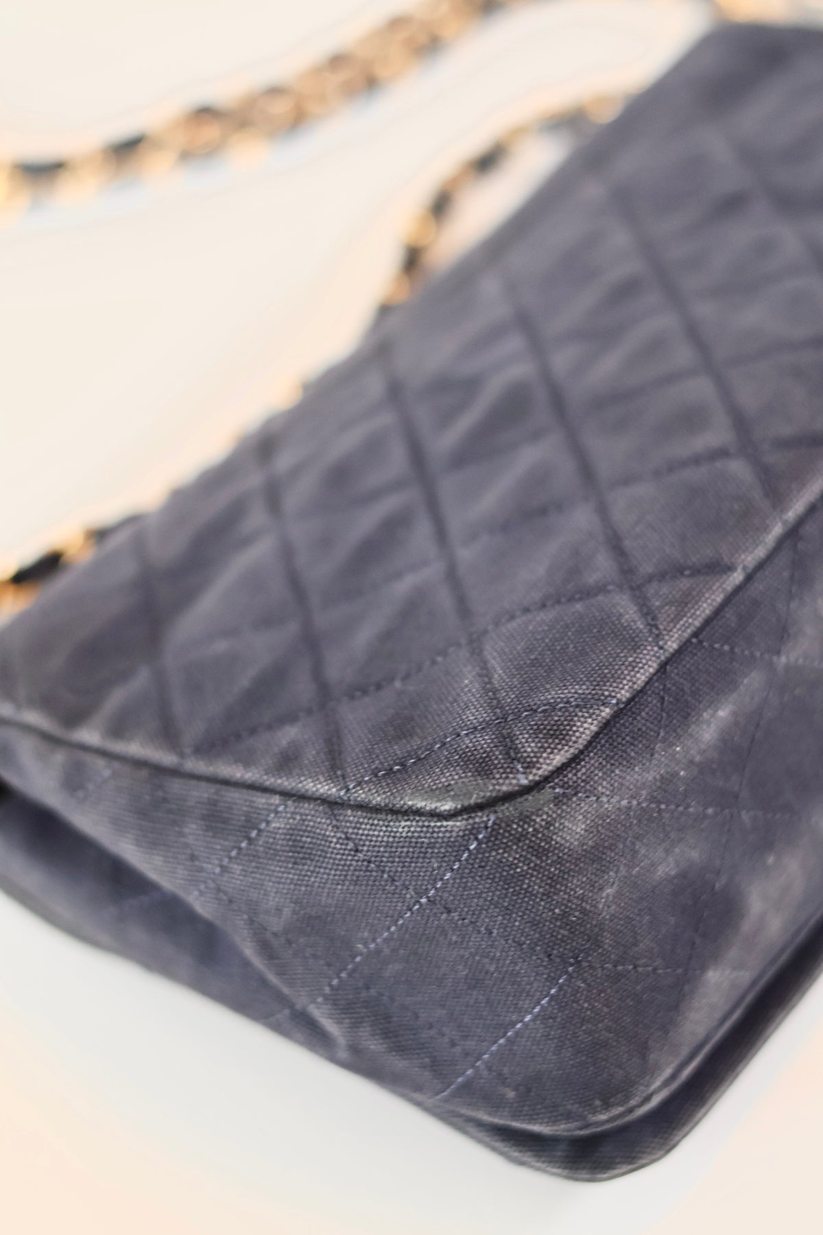 Chanel fabric full flap bag
