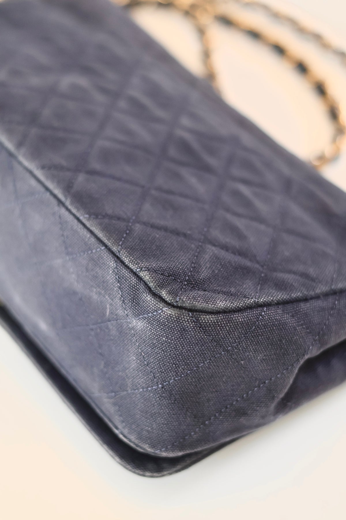 Chanel fabric full flap bag