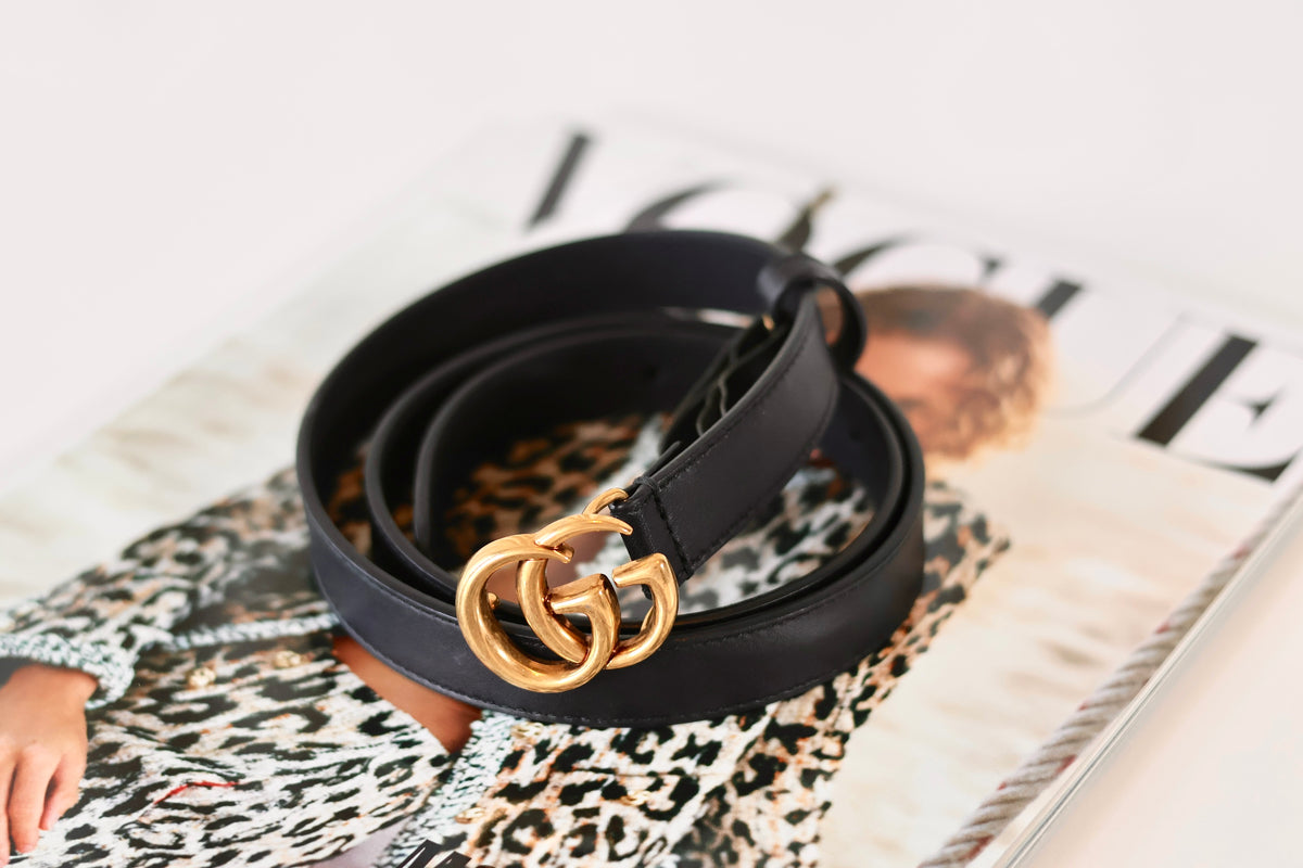 Gucci Marmont Small Belt Black