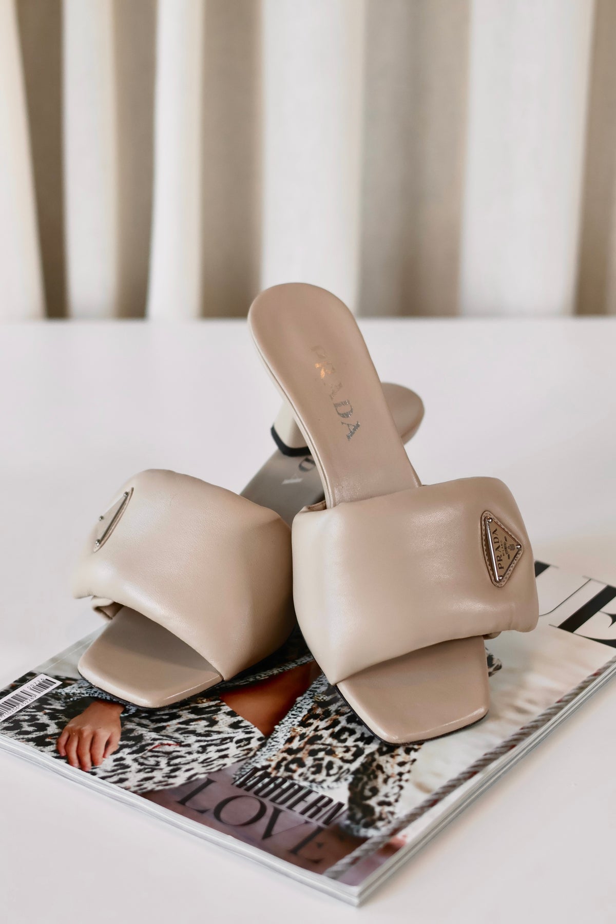 Prada Heels Beige