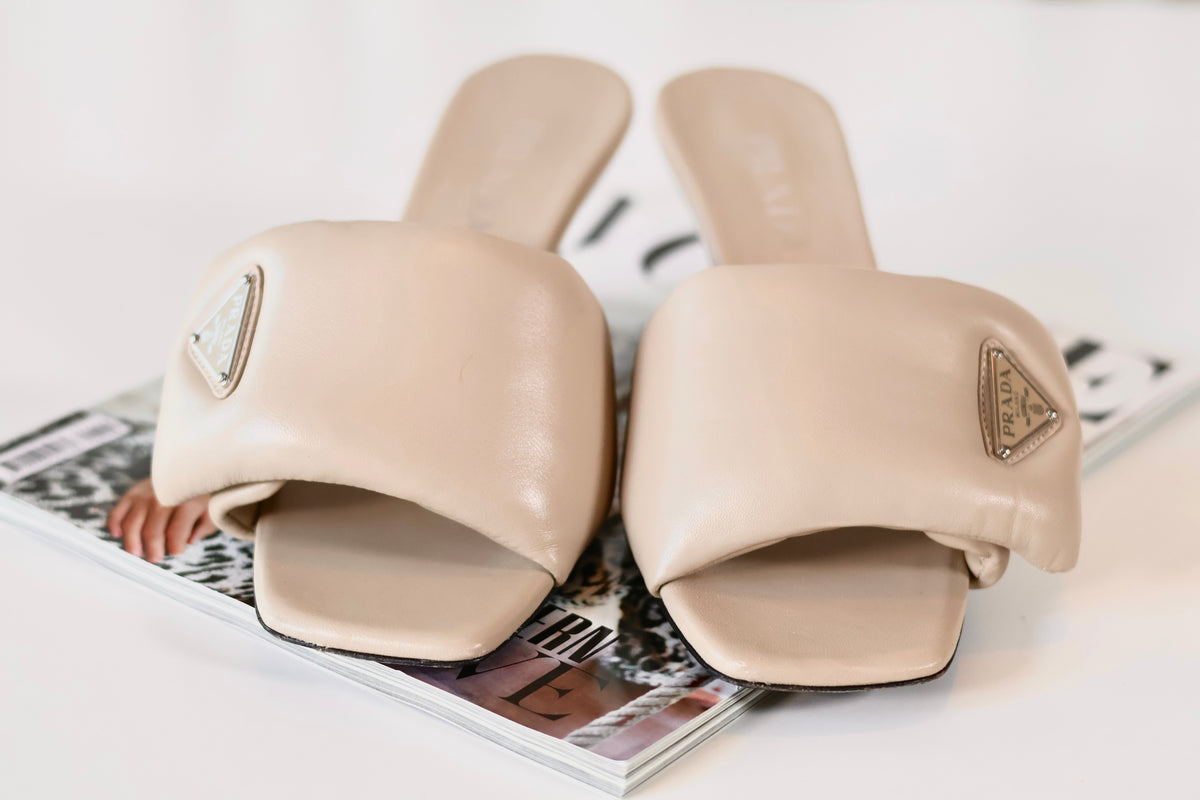 Prada Heels Beige