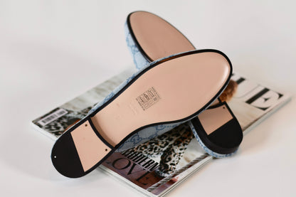 Gucci Horsebit Loafers Light Blue