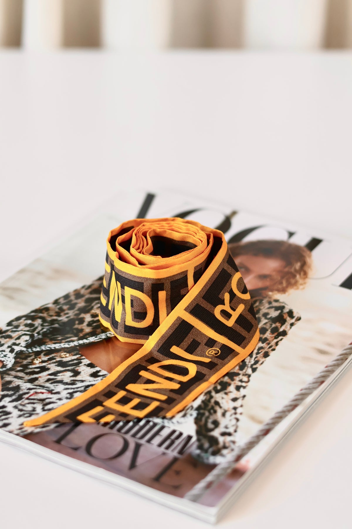 Fendi Zucca Twilly Yellow