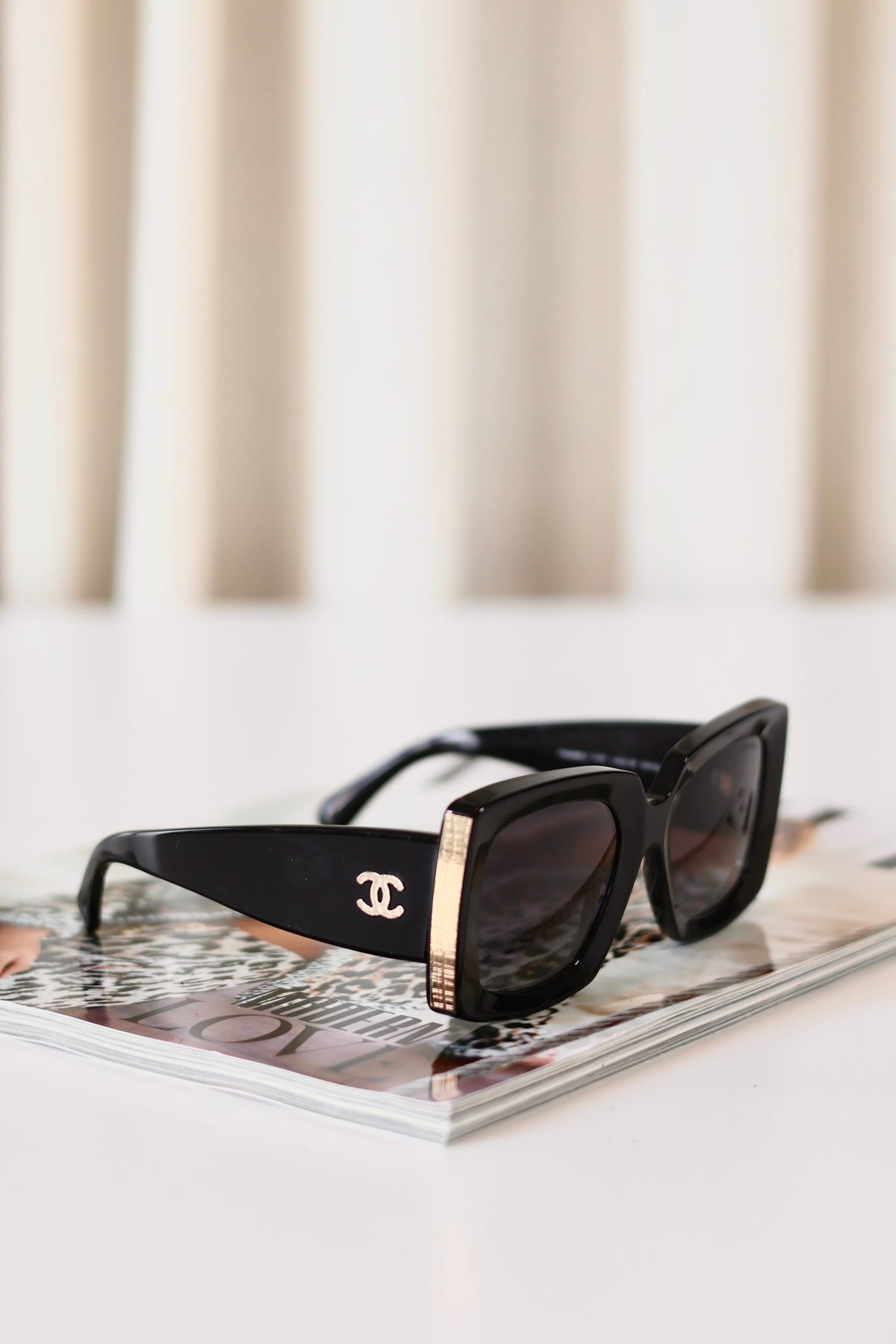 Chanel Sunglasses Black