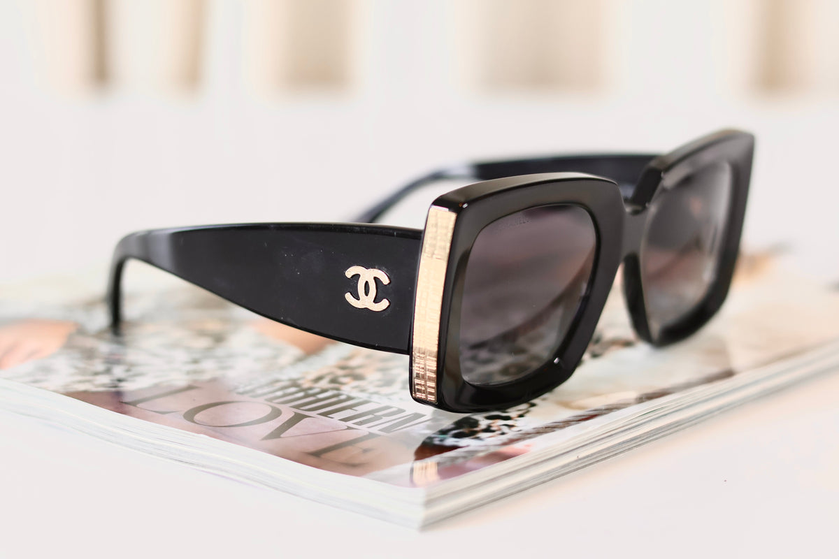 Chanel Sunglasses Black