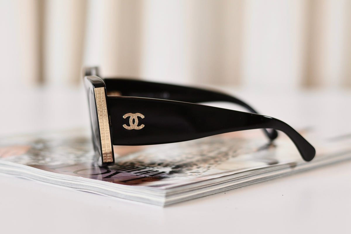 Chanel Sunglasses Black