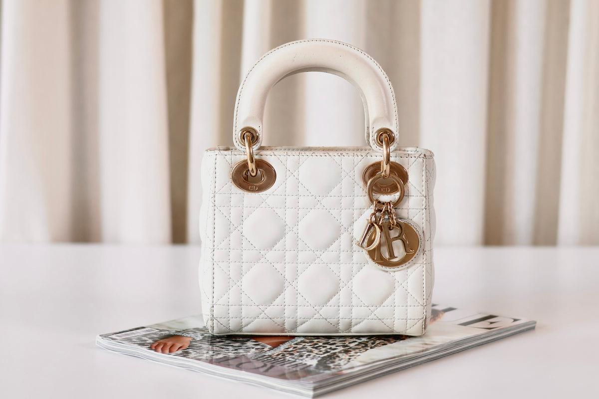 Lady Dior Small White