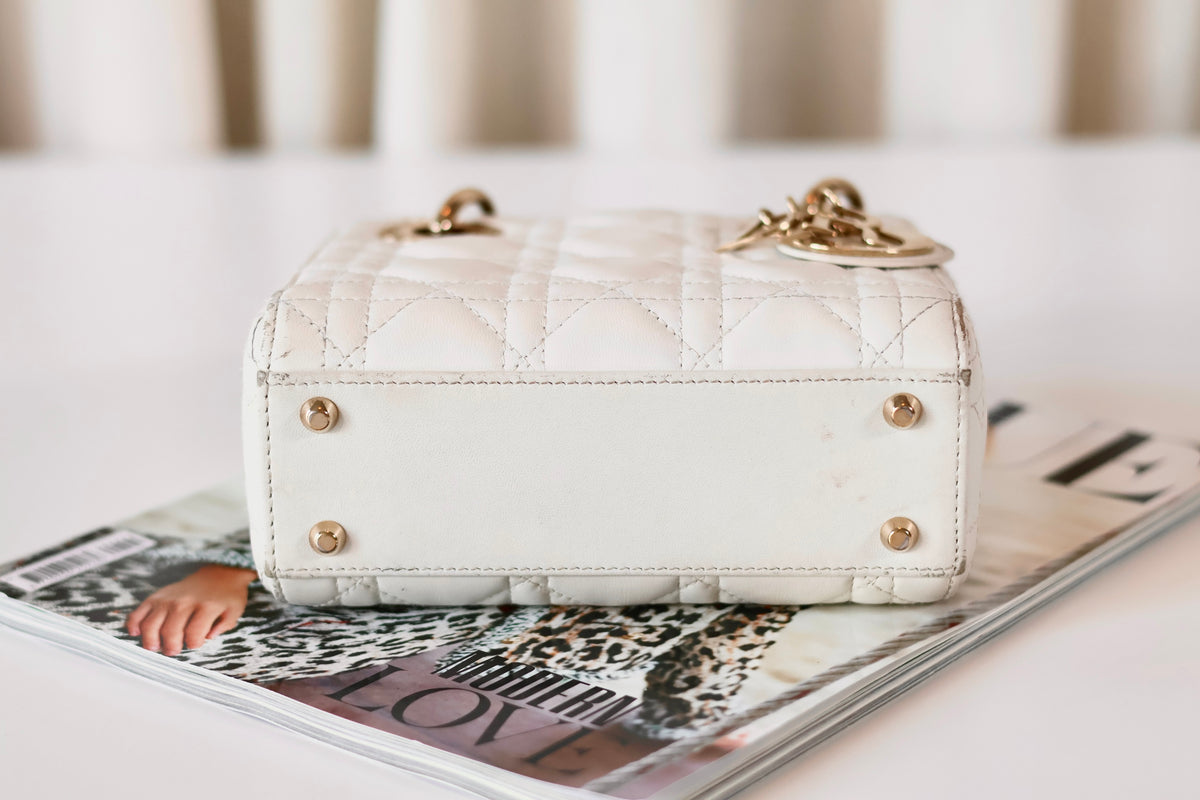 Lady Dior Small White