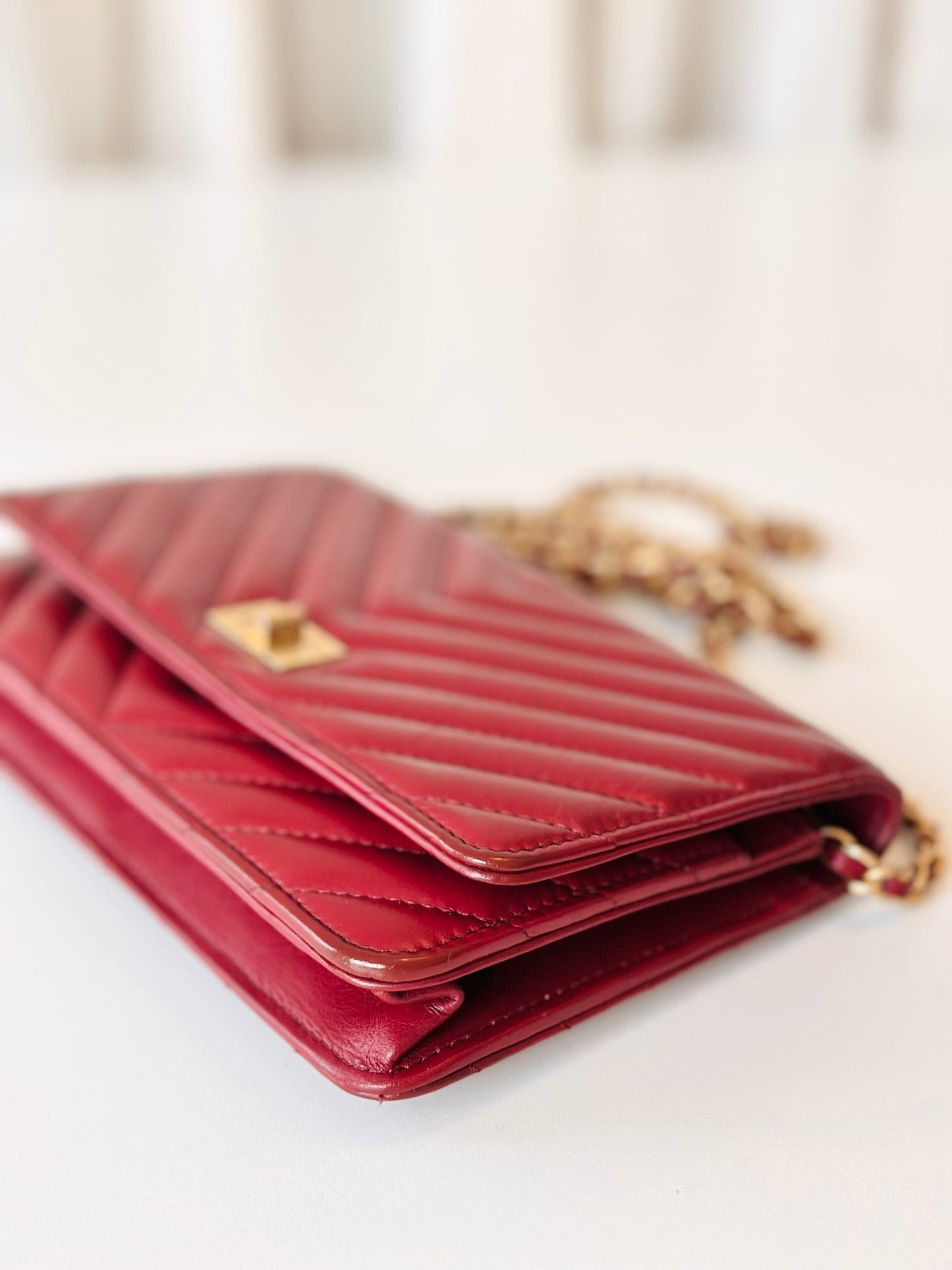 Chanel Reissue wallet on chain