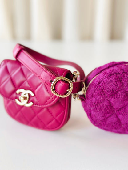 Chanel waist bag + coin purse