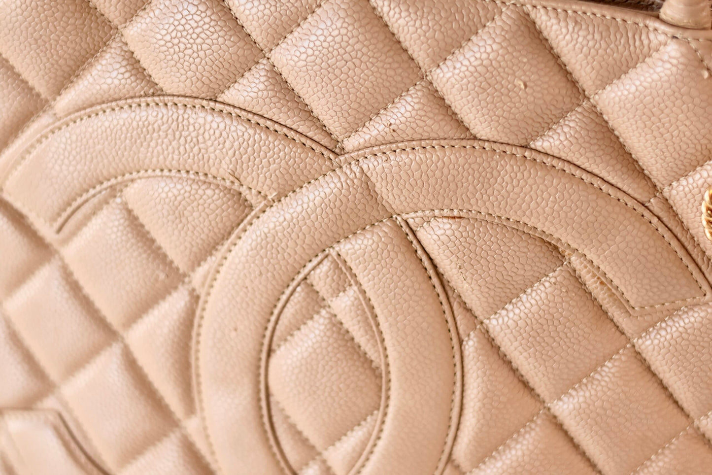 Chanel beige Medallion tote