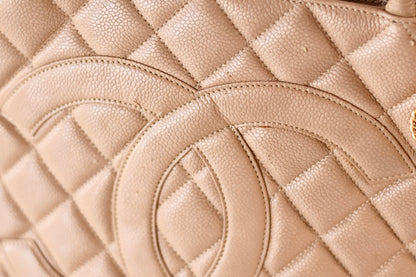 Chanel beige Medallion tote