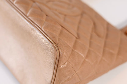 Chanel beige Medallion tote