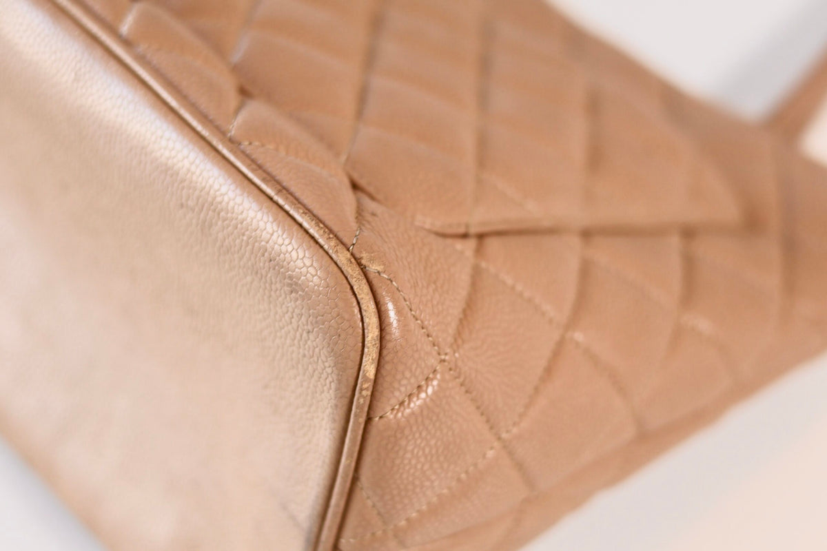 Chanel beige Medallion tote