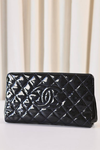 Chanel patent clutch