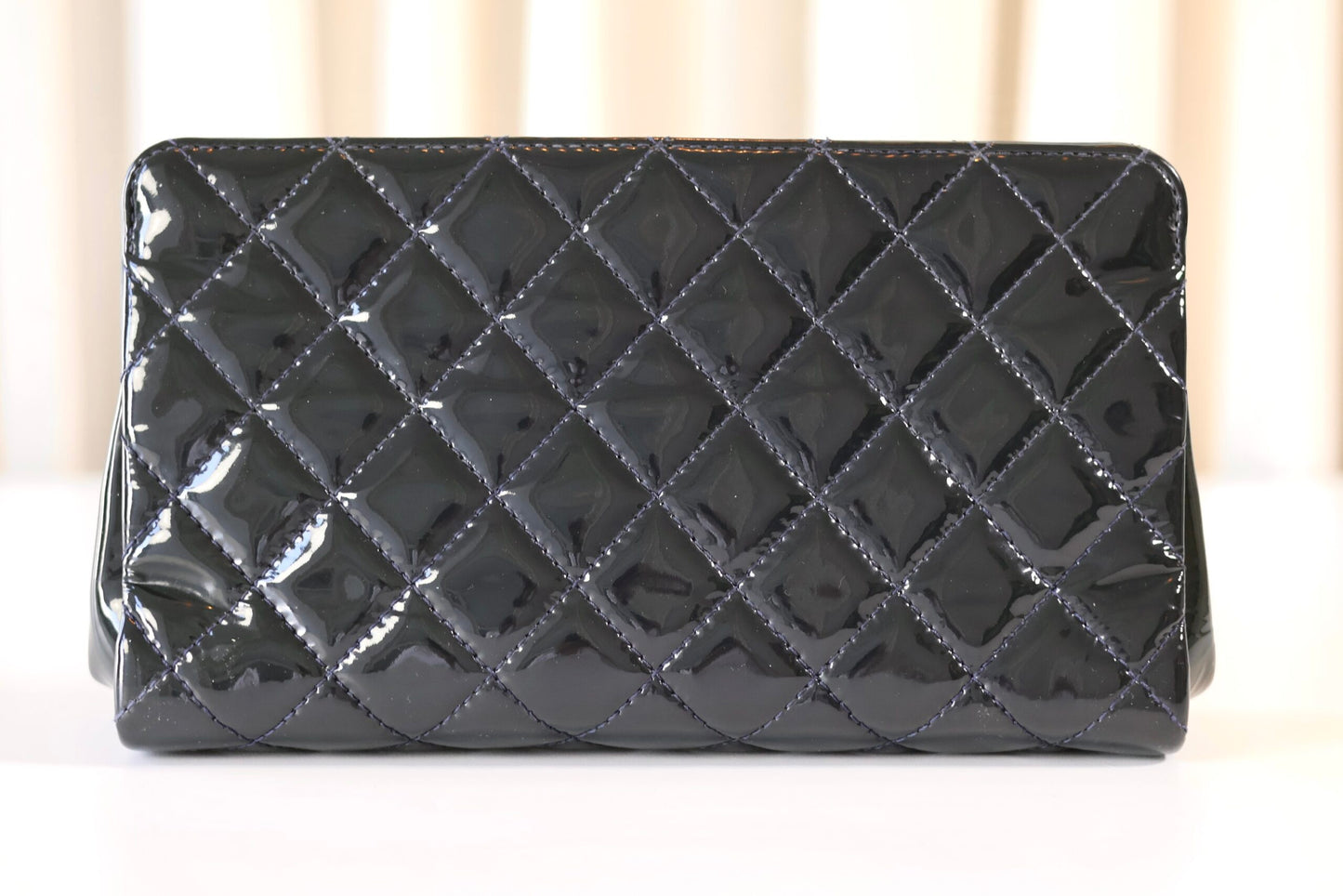 Chanel patent clutch
