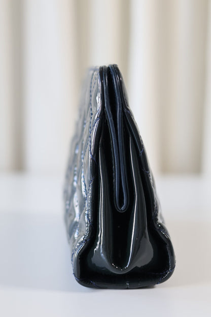 Chanel patent clutch