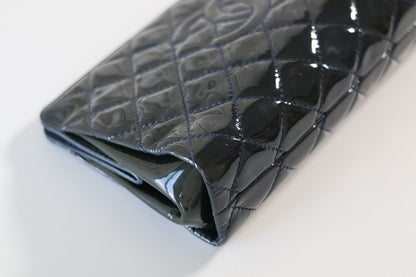 Chanel patent clutch
